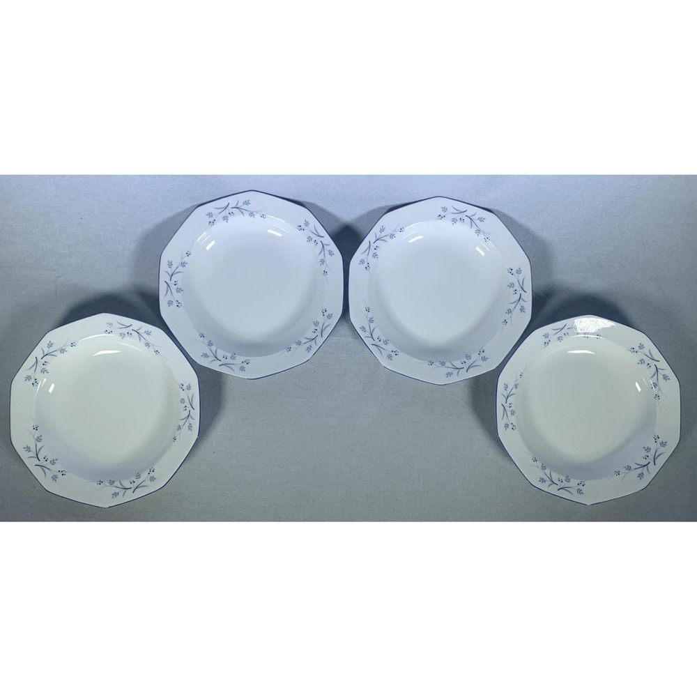 Set of 4 Winterling Marktleuthen Bavaria Germany Soup Bowls Decagon 8-1/2"